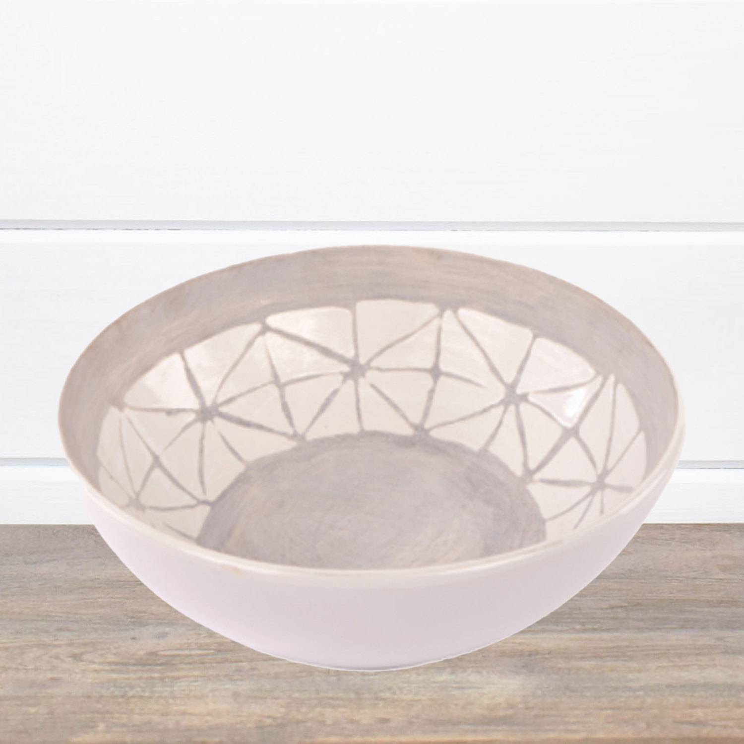 Grey Patterned Bowl - Background 1500x1500