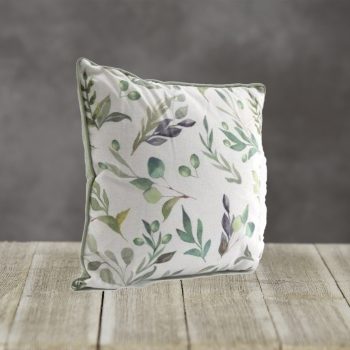 Cushion with Olive Grove Print