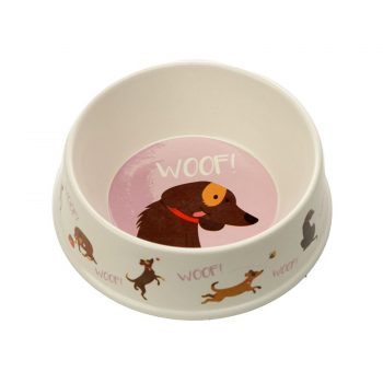 Eco Friendly Bamboo Dog Feeding Bowl - Purple