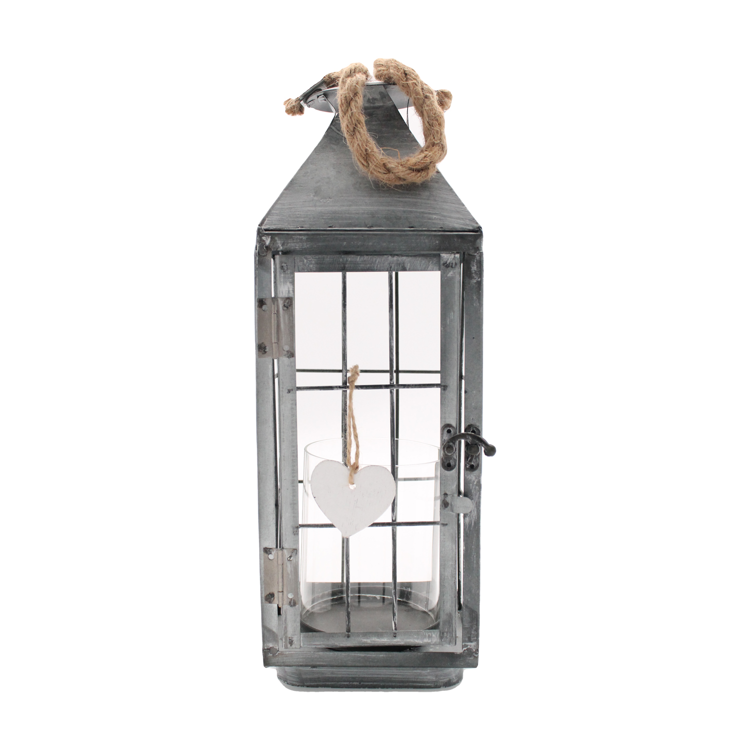 Grey White Washed Metal Lantern 1500x1500