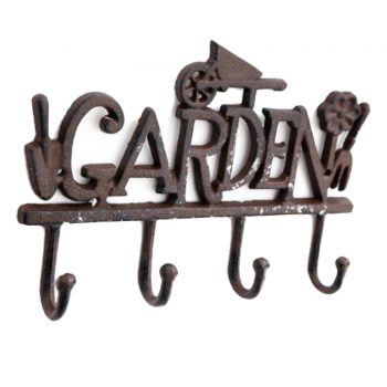 Rustic Iron Garden Hooks