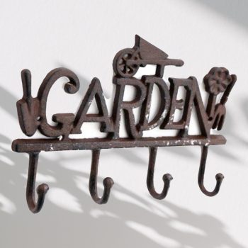 Rustic Iron Garden Hooks